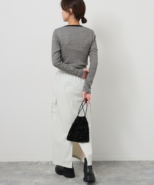 MILLER(ミラー)の「《追加》別注【MILLER/ミラー】*RELUME C/N L/S:ロングスリーブTシャツ(Tシャツ/カットソー・レディース・ブラック/ブラック系その他/ブラウン/ピンク・FREE)」の17枚目の写真