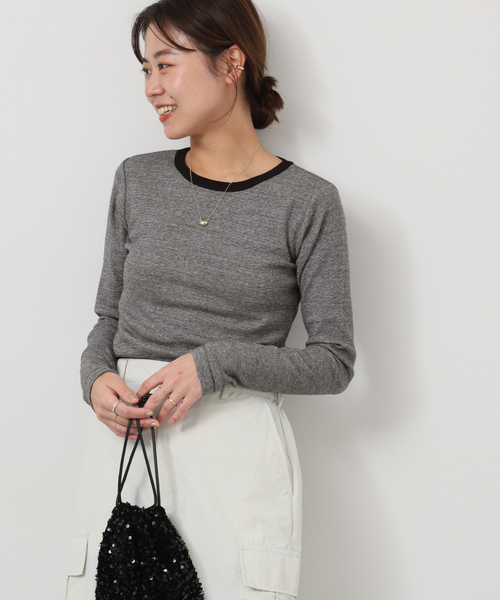 MILLER(ミラー)の「《追加》別注【MILLER/ミラー】*RELUME C/N L/S:ロングスリーブTシャツ(Tシャツ/カットソー・レディース・ブラック/ブラック系その他/ブラウン/ピンク・FREE)」の18枚目の写真
