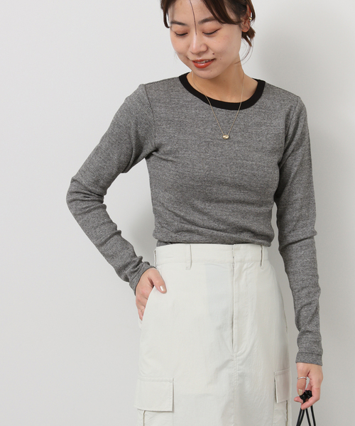 MILLER(ミラー)の「《追加》別注【MILLER/ミラー】*RELUME C/N L/S:ロングスリーブTシャツ(Tシャツ/カットソー・レディース・ブラック/ブラック系その他/ブラウン/ピンク・FREE)」の19枚目の写真