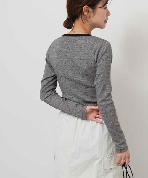 MILLER(ミラー)の「《追加》別注【MILLER/ミラー】*RELUME C/N L/S:ロングスリーブTシャツ(Tシャツ/カットソー・レディース・ブラック/ブラック系その他/ブラウン/ピンク・FREE)」の21枚目の写真