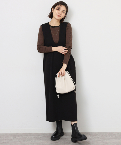 MILLER(ミラー)の「《追加》別注【MILLER/ミラー】*RELUME C/N L/S:ロングスリーブTシャツ(Tシャツ/カットソー・レディース・ブラック/ブラック系その他/ブラウン/ピンク・FREE)」の22枚目の写真