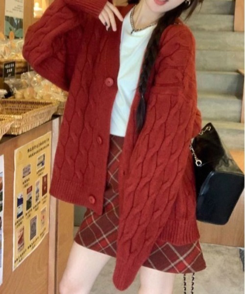 gossip!ロサンゼルス(ゴシップロサンゼルス)の「【サイズあり】ウールライク ヴィンテージチェック厚手ミニスカート(インパン付)(秋冬のガーリー定番スカート)(スカート・レディース・ブラック/ベージュ/レッド・L/M/S/XL/XXL/3XL)」の13枚目の写真