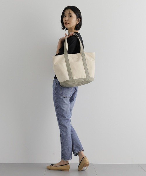 BARNYARDSTORM（バンヤードストーム）の「BARNYARDSTORM / 6ポケットトートL【WEB限定カラー】（ショルダーバッグ・レディース・ホワイト/グレー/ベージュ/グリーン・FREE）」の13枚目の写真
