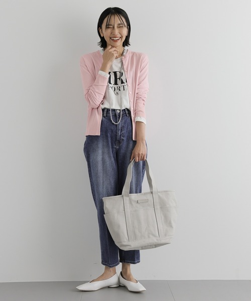 BARNYARDSTORM（バンヤードストーム）の「BARNYARDSTORM / 6ポケットトートL【WEB限定カラー】（ショルダーバッグ・レディース・ホワイト/グレー/ベージュ/グリーン・FREE）」の15枚目の写真