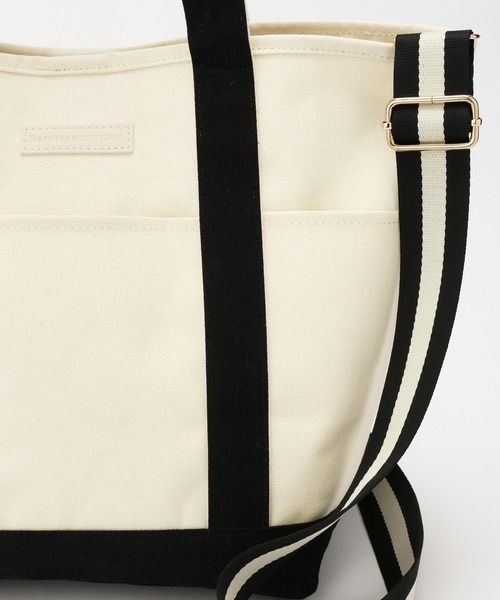 BARNYARDSTORM（バンヤードストーム）の「BARNYARDSTORM / 6ポケットトートL【WEB限定カラー】（ショルダーバッグ・レディース・ホワイト/グレー/ベージュ/グリーン・FREE）」の19枚目の写真