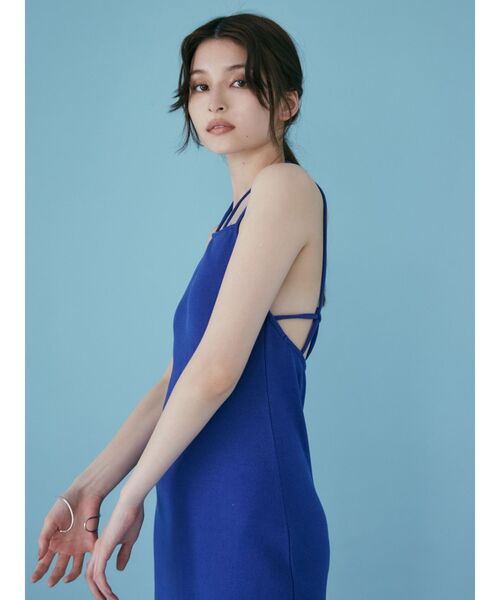 MURUA（ムルーア）の「カットソーキャミワンピース（ワンピース・レディース・ブルー/オレンジ/その他1/ブラック・FREE）」の8枚目の写真