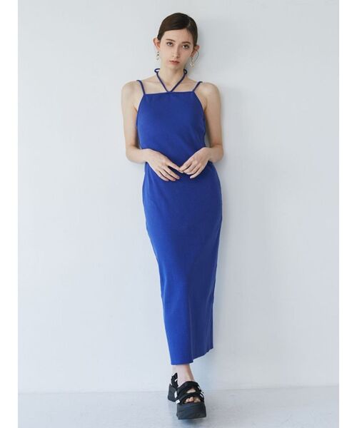 MURUA（ムルーア）の「カットソーキャミワンピース（ワンピース・レディース・ブルー/オレンジ/その他1/ブラック・FREE）」の14枚目の写真