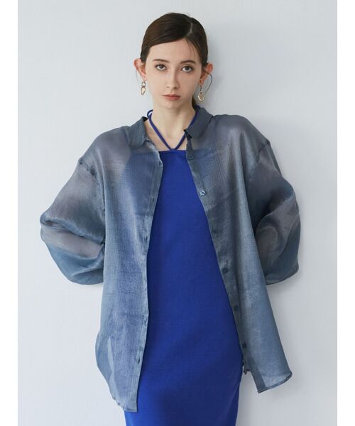 MURUA（ムルーア）の「カットソーキャミワンピース（ワンピース・レディース・ブルー/オレンジ/その他1/ブラック・FREE）」の21枚目の写真