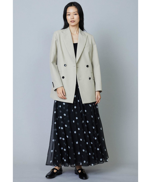 1er Arrondissement(プルミエアロンディスモン)の「ポリエステルウールドスキンダブルジャケット(その他アウター・レディース・ブラック/ベージュ・38/36)」の19枚目の写真