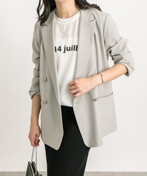 RIVE DROITE | リネンライクピークドラペルジャケット(テーラードジャケット)