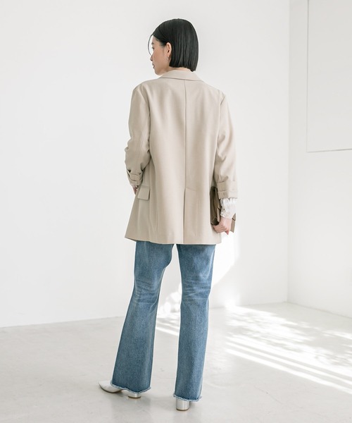 RIVE DROITE（リヴドロワ）の「リネンライクピークドラペルジャケット