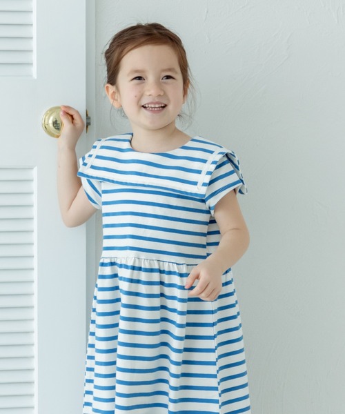 バックボタン セーラーカラーワンピース（ワンピース）｜pairmanon  