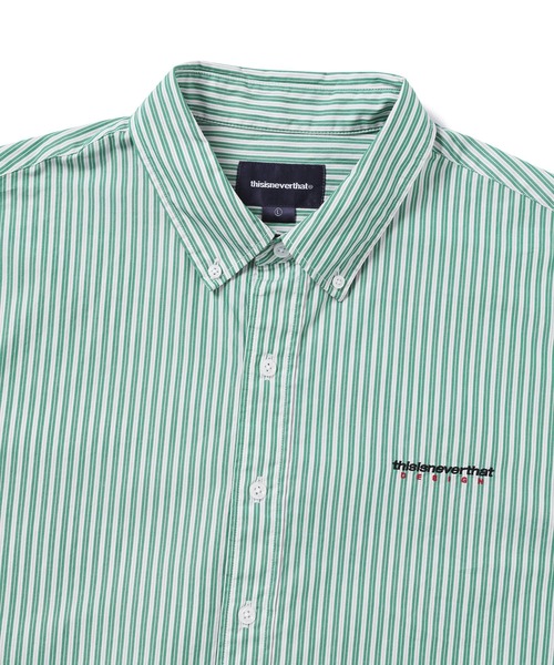thisisneverthat（ディスイズネバーザット）の「DSN Striped Shirt（シャツ/ブラウス・メンズ・ブルー/ベージュ/グリーン・L/M/S/XL）」の11枚目の写真