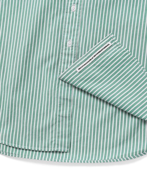 thisisneverthat（ディスイズネバーザット）の「DSN Striped Shirt（シャツ/ブラウス・メンズ・ブルー/ベージュ/グリーン・L/M/S/XL）」の12枚目の写真