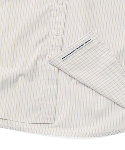 thisisneverthat（ディスイズネバーザット）の「DSN Striped Shirt（シャツ/ブラウス・メンズ・ブルー/ベージュ/グリーン・L/M/S/XL）」の5枚目の写真