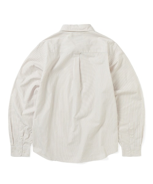 thisisneverthat（ディスイズネバーザット）の「DSN Striped Shirt（シャツ/ブラウス・メンズ・ブルー/ベージュ/グリーン・L/M/S/XL）」の8枚目の写真