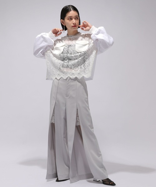 HARE（ハレ）の「レースキリカエカットソー(HARE)（Tシャツ/カットソー