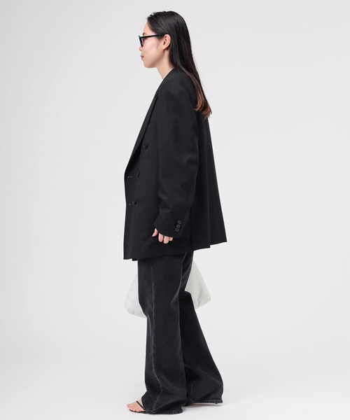 Couture d'adam(クチュールドアダム)の「【COUTURE D'ADAM/クチュールドアダム】別注 Oversized double b(テーラードジャケット・レディース・ブラック・40/38)」の5枚目の写真