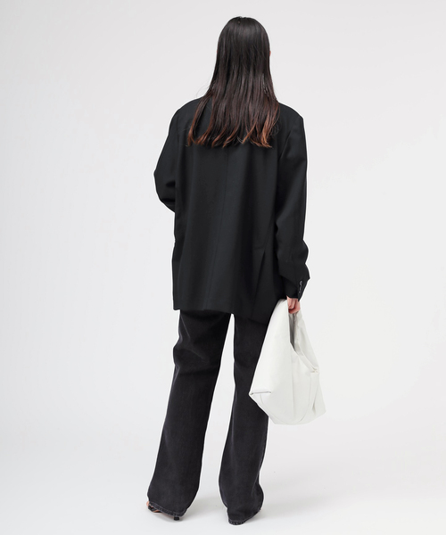 Couture d'adam(クチュールドアダム)の「【COUTURE D'ADAM/クチュールドアダム】別注 Oversized double b(テーラードジャケット・レディース・ブラック・40/38)」の6枚目の写真