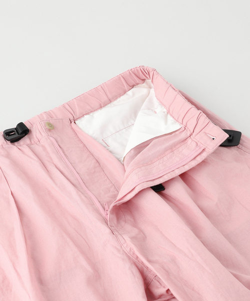 JOURNAL STANDARD relume(ジャーナルスタンダード レリューム)の「【ZOZO限定】C/L TUCK CLIMBING PANTS / 綿麻 2タッククライミングパンツ(その他パンツ・メンズ・ネイビー/ライトグリーン/ライトブルー/ブラック/カーキ/スモークピンク/ナチュラル/ライトイエロー・XS/S/M/L/XL)」の10枚目の写真
