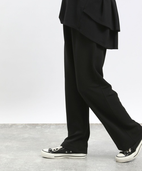 GLOBAL WORK Smile Seed Store（グローバルワーク スマイルシードストア）の「フクレジャガードイージーパンツ/993656（その他パンツ・レディース・アイボリー/ブルー系その他6/ブラック/モカ・SMALL/X-LARGE/LARGE/MEDIUM）」の16枚目の写真