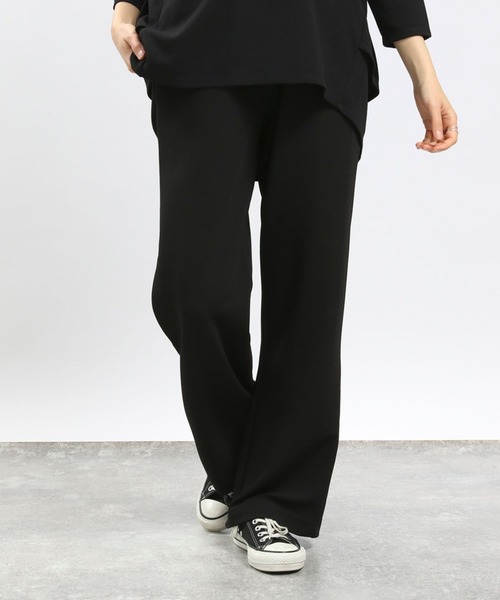 GLOBAL WORK Smile Seed Store（グローバルワーク スマイルシードストア）の「フクレジャガードイージーパンツ/993656（その他パンツ・レディース・アイボリー/ブルー系その他6/ブラック/モカ・SMALL/X-LARGE/LARGE/MEDIUM）」の18枚目の写真