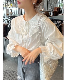 JUMELLE | カラーコットンブラウス(シャツ/ブラウス)