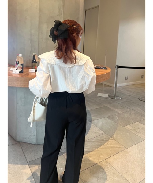 JUMELLE（ジュメロ）の「カラーコットンブラウス（シャツ/ブラウス・レディース・ホワイト・FREE）」の15枚目の写真