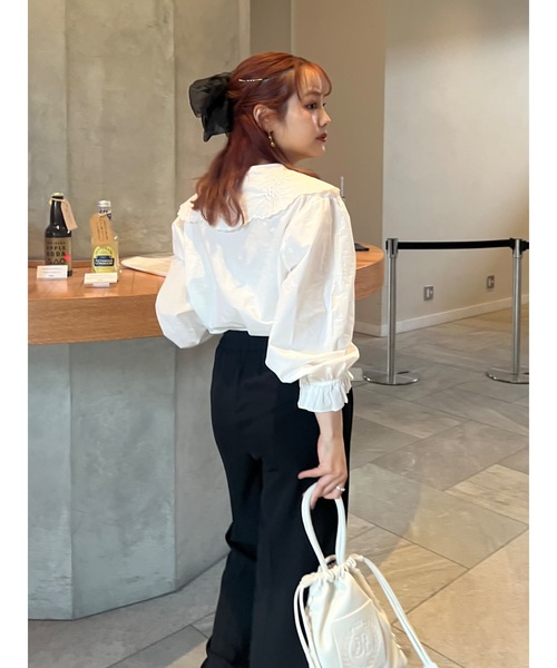 JUMELLE（ジュメロ）の「カラーコットンブラウス（シャツ/ブラウス・レディース・ホワイト・FREE）」の16枚目の写真