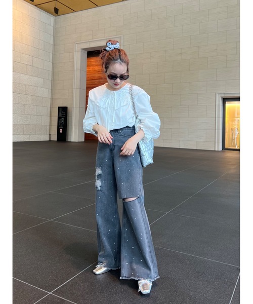 JUMELLE（ジュメロ）の「カラーコットンブラウス（シャツ/ブラウス・レディース・ホワイト・FREE）」の20枚目の写真