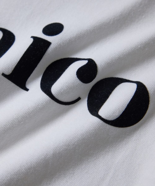 un dix cors（アンディコール）の「AmicoフロッキーTee（Tシャツ/カットソー・レディース・ネイビー/ホワイト/チャコールグレー・FREE）」の9枚目の写真