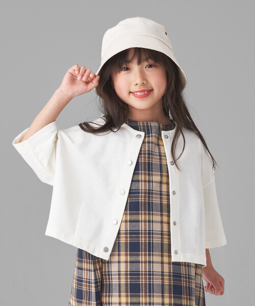 COMME CA ISM（コムサイズム）の「バケットハット（ハット・キッズ・アイボリー/ブラック・54-56cm）」の3枚目の写真