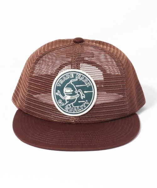 TOY　MACHINE（トイ　マシーン）の「TOY MACHINE/トイマシーン キャップ MESH CROWN CAP 242045002（キャップ・メンズ・ブラック/ブラウン・FREE/YOUTH）」の5枚目の写真