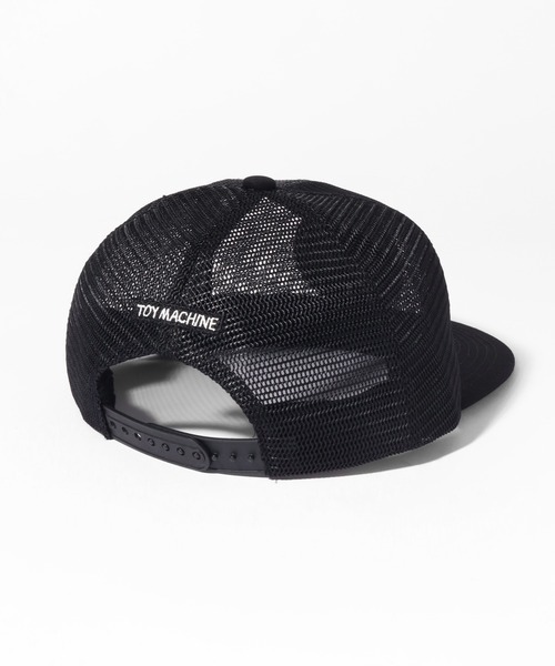 TOY　MACHINE（トイ　マシーン）の「TOY MACHINE/トイマシーン キャップ MESH CROWN CAP 242045002（キャップ・メンズ・ブラック/ブラウン・FREE/YOUTH）」の7枚目の写真