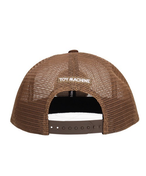 TOY　MACHINE（トイ　マシーン）の「TOY MACHINE/トイマシーン キャップ MESH CROWN CAP 242045002（キャップ・メンズ・ブラック/ブラウン・FREE/YOUTH）」の16枚目の写真