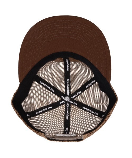 TOY　MACHINE（トイ　マシーン）の「TOY MACHINE/トイマシーン キャップ MESH CROWN CAP 242045002（キャップ・メンズ・ブラック/ブラウン・FREE/YOUTH）」の17枚目の写真