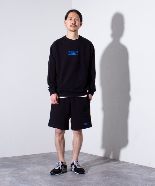 JACK PURCELL(ジャックパーセル)の「【CONVERSE JACK PURCELL/コンバース ジャックパーセル】フレンチテリー スウェットパンツ ショートパンツ(スウェットパンツ・メンズ・オフホワイト/ブラック/アイボリー・L/M)」の20枚目の写真