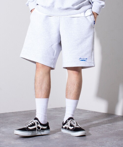 JACK PURCELL(ジャックパーセル)の「【CONVERSE JACK PURCELL/コンバース ジャックパーセル】フレンチテリー スウェットパンツ ショートパンツ(スウェットパンツ・メンズ・オフホワイト/ブラック/アイボリー・L/M)」の15枚目の写真