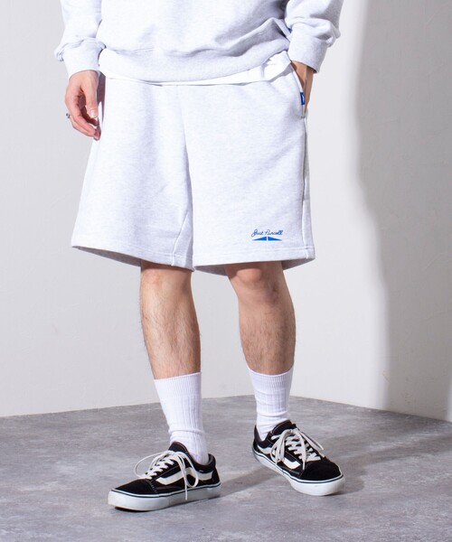 JACK PURCELL(ジャックパーセル)の「【CONVERSE JACK PURCELL/コンバース ジャックパーセル】フレンチテリー スウェットパンツ ショートパンツ(スウェットパンツ・メンズ・オフホワイト/ブラック/アイボリー・L/M)」の16枚目の写真