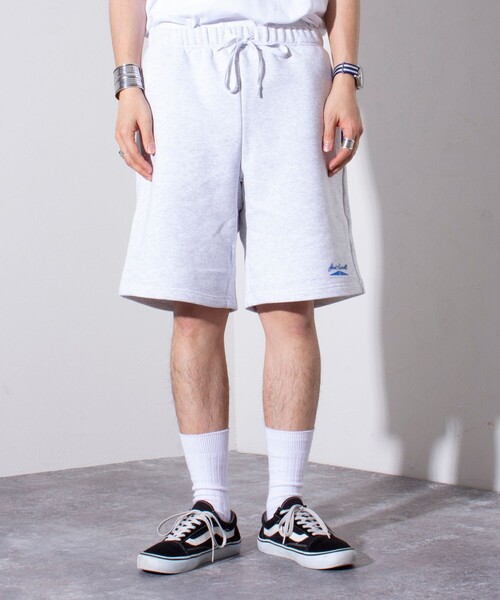 JACK PURCELL(ジャックパーセル)の「【CONVERSE JACK PURCELL/コンバース ジャックパーセル】フレンチテリー スウェットパンツ ショートパンツ(スウェットパンツ・メンズ・オフホワイト/ブラック/アイボリー・L/M)」の12枚目の写真