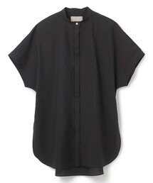 ワッシャーブロード ブザムロングシャツ