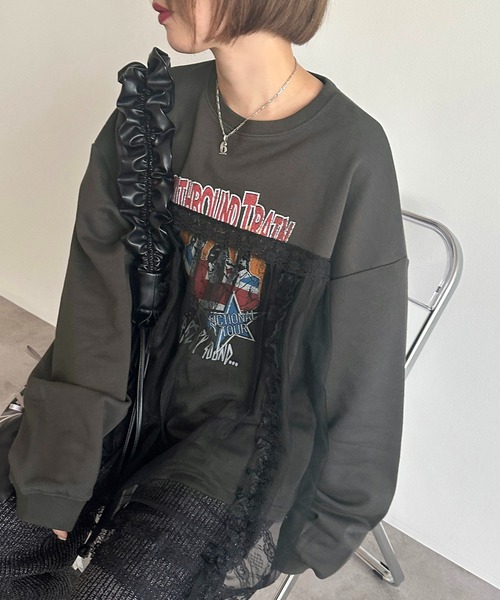 セール】チュールドッキングスウェット【ZOZOTOWN限定アイテム