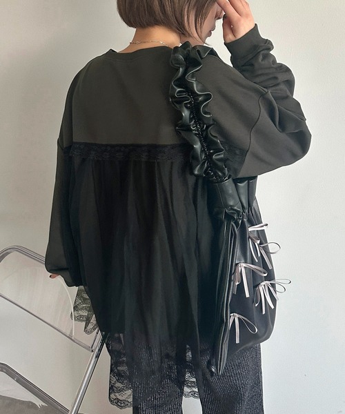 セール】チュールドッキングスウェット【ZOZOTOWN限定アイテム