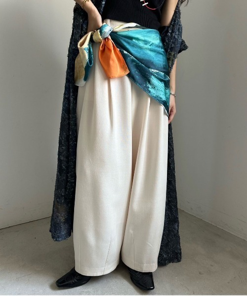 5/25（日）✨週末終了！！SLAB TWEED OVAL WIDE PANTS Sites-Gant-US-Site