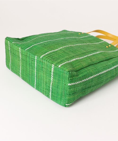 ACCOMMODE（アコモデ）の「ラフィアトートバッグ（トートバッグ・レディース・ベージュ/ラベンダー/イエロー/グリーン・FREE）」の8枚目の写真