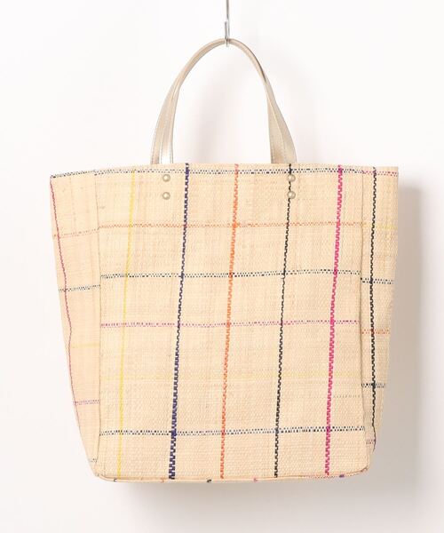 ACCOMMODE（アコモデ）の「ラフィアトートバッグ（トートバッグ・レディース・ベージュ/ラベンダー/イエロー/グリーン・FREE）」の16枚目の写真