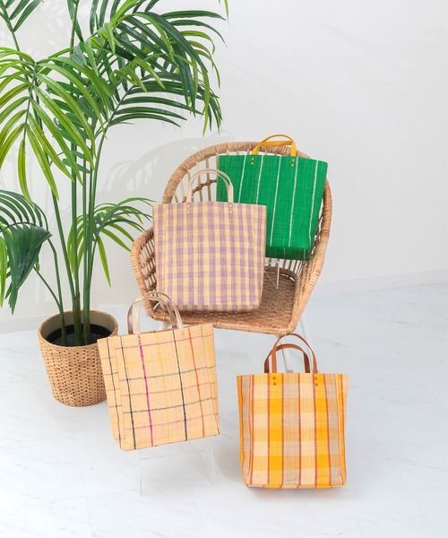 ACCOMMODE（アコモデ）の「ラフィアトートバッグ（トートバッグ・レディース・ベージュ/ラベンダー/イエロー/グリーン・FREE）」の20枚目の写真