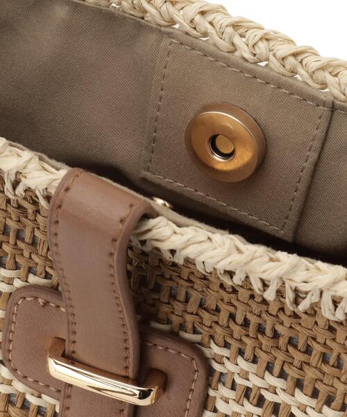 SHOO・LA・RUE（シューラルー）の「◆ボーダー雑材ショルダーバッグ（ショルダーバッグ・レディース・ブラック系2/オレンジ系その他4/キャメル・00）」の14枚目の写真