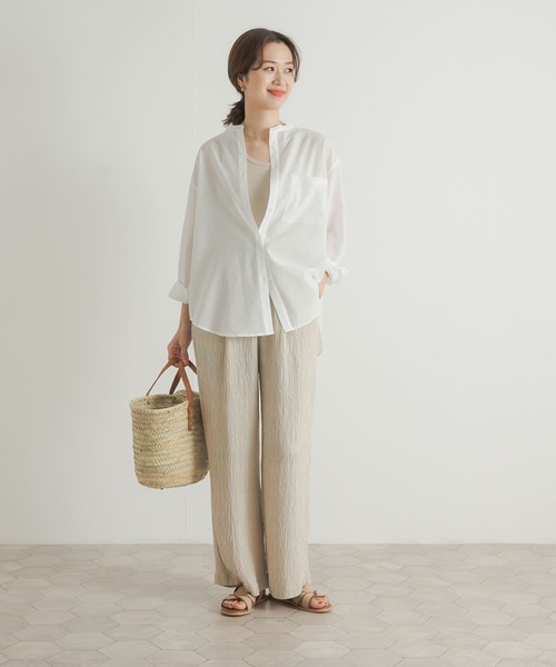 URBAN RESEARCH DOORS(アーバンリサーチドアーズ)の「楊柳イージーパンツ(その他パンツ・レディース・ライトベージュ/ブラック・MEDIUM)」の16枚目の写真