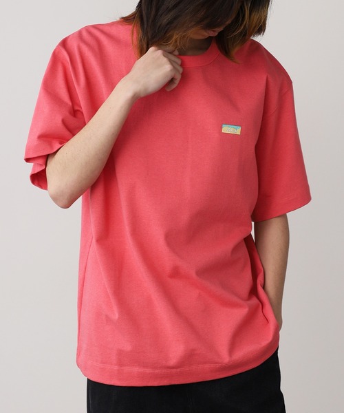 NANGA(ナンガ)の「NANGA/ナンガ ECO HYBRID BOX LOGO EMBROIDERY TEE Tシャツ 2026年 夏 夏服(Tシャツ/カットソー・メンズ・ブラック/ホワイト/ピンク/アッシュグレー/ネイビー・M/L/XL/S)」の5枚目の写真